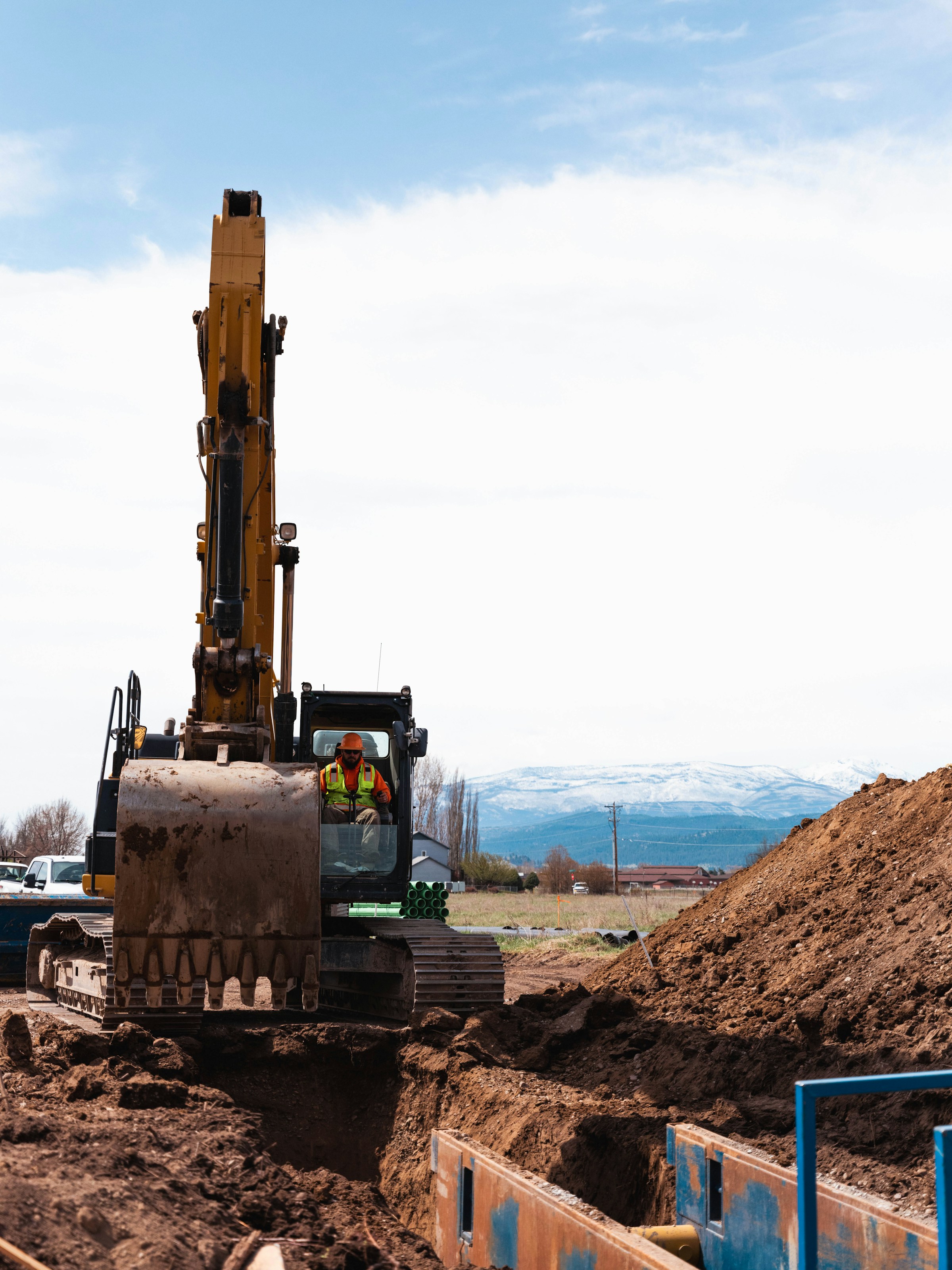 Rough grade to workable site